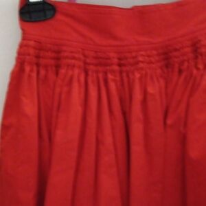 Gucci  Red A-Line Skirt Authentic Size 6 Runs Small Great With White  Panel Back